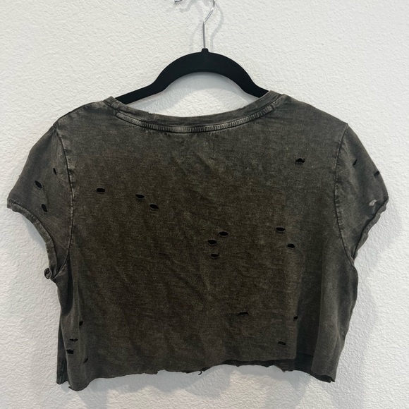 AMERICAN EAGLE CROPPED T-SHIRT - Picture 2 of 3